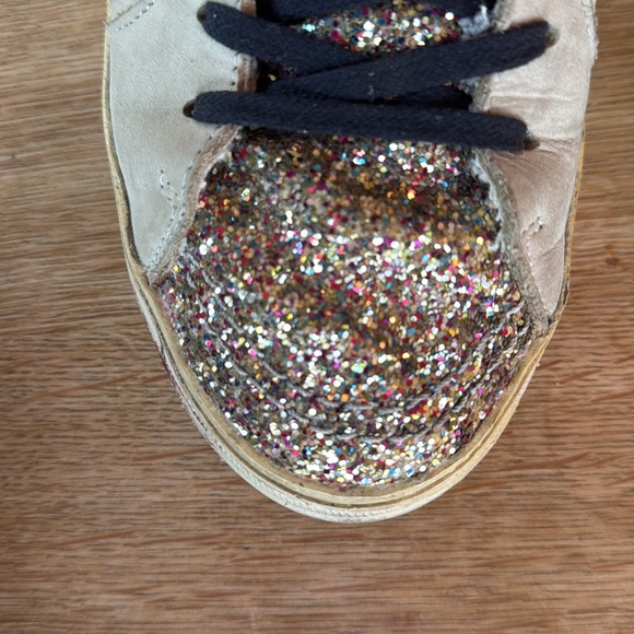 Golden Goose Slide Sneakers Cream / Multi Glitter Size 40 - Pre Owned - Picture 17 of 17